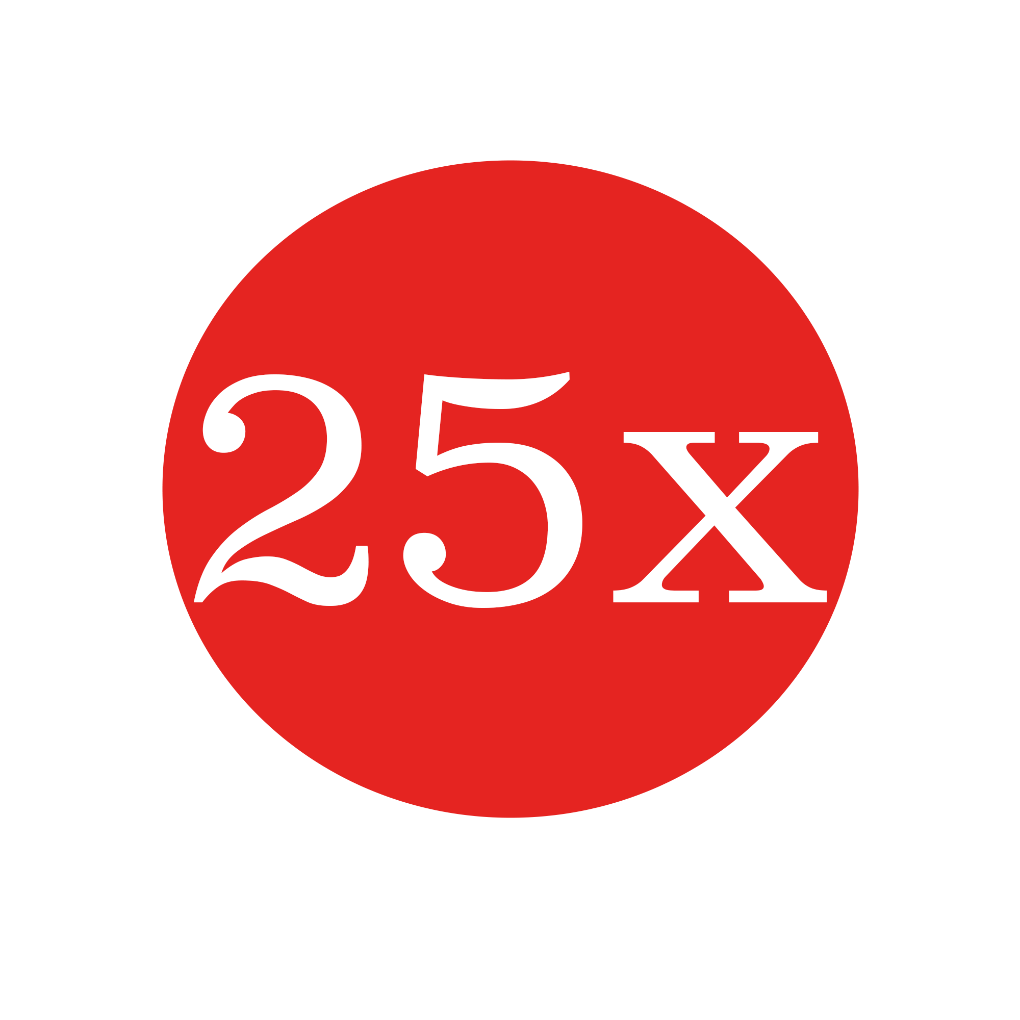 25x