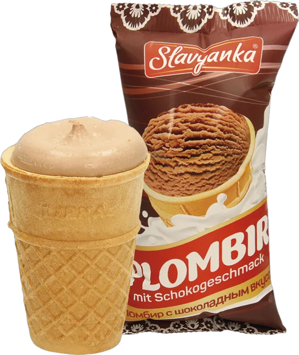 Slavyanka Plombir mit Schokogeschmack