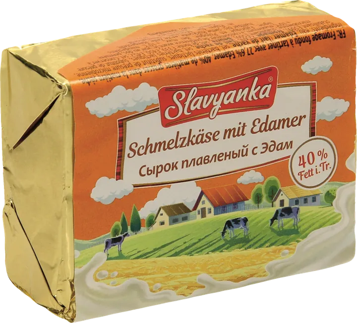 Slavyanka Schmelzkäse mit Edamer