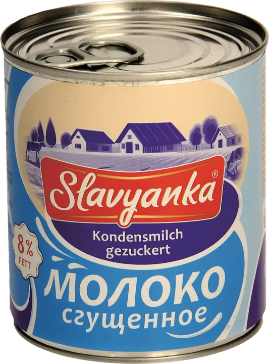 Slavyanka Kondensmilch gezuckert